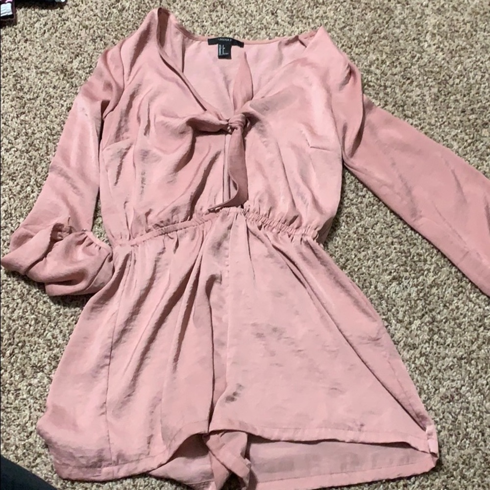 Satin romper